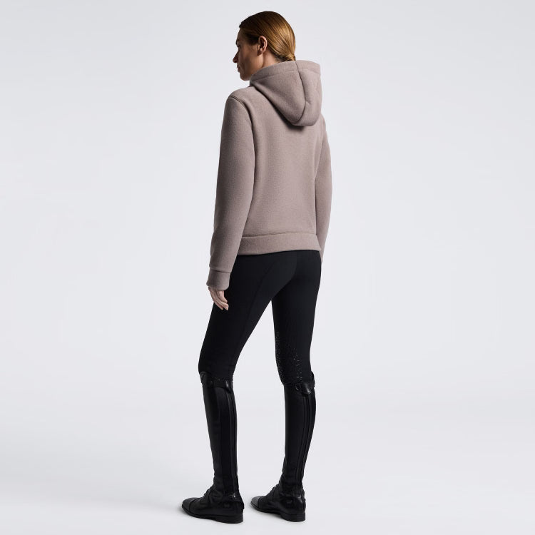 Cavalleria Toscana Fleece Zip Hoodie Damen Cipria