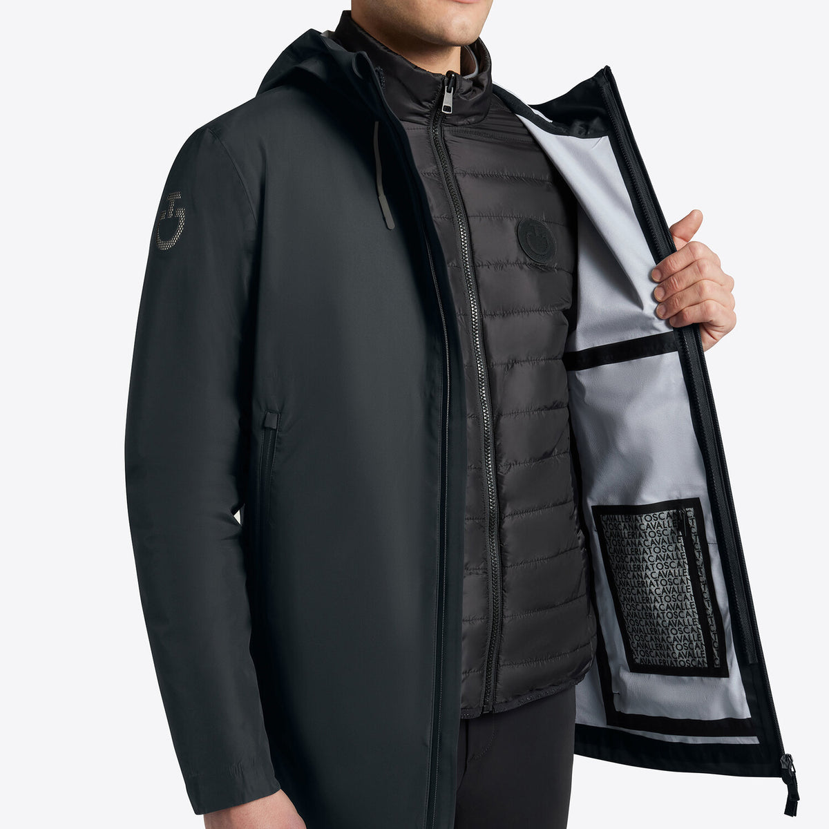 Cavalleria Toscana Revolution 3-way Jacket Herren Schwarz