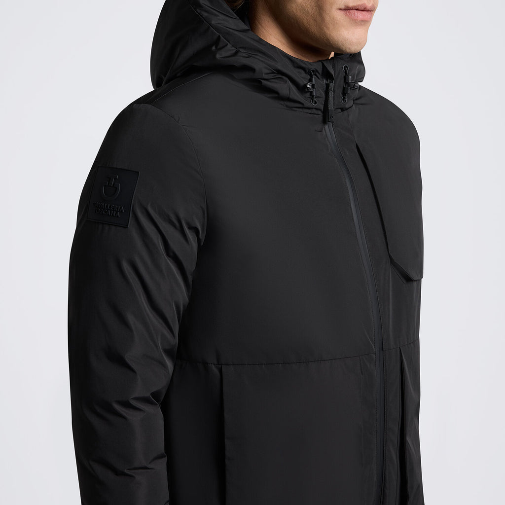 Cavalleria Toscana Nylon Bomberjacke Herren Schwarz