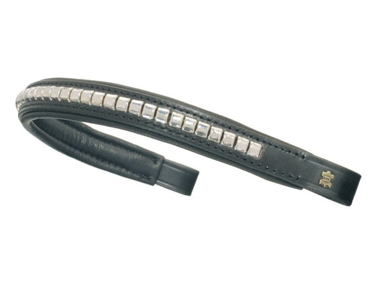 dobert-frontriem-zwart-messing