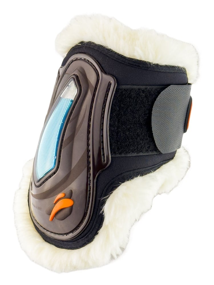eAirshock rear fluffy velcro brown