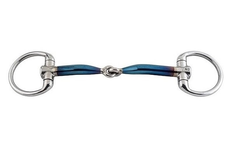 eggbutt bradoon jointed 12 mm