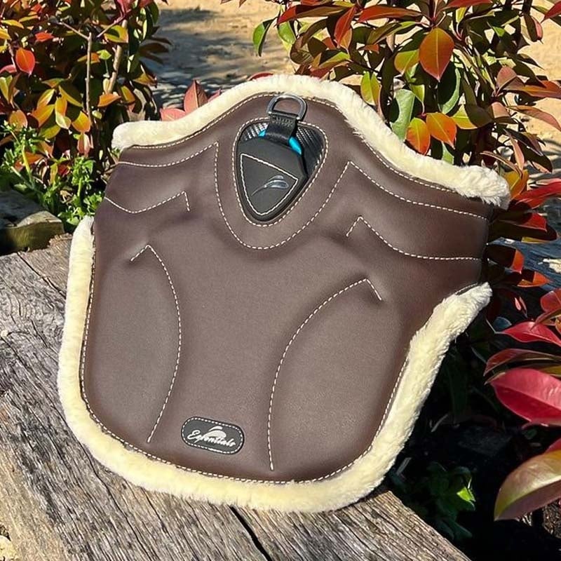 Equick essentials buikflapsingel fluffy bruin