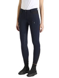 Ribbed JUMP BREECHES-front-navy blue 200