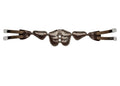 Freedom Girth Jumping With Protector Brown