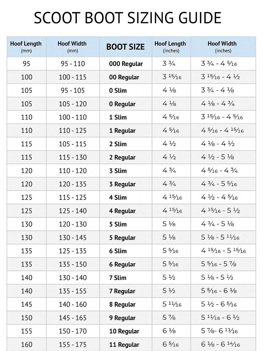 Scoot_Boot_sizing_chart