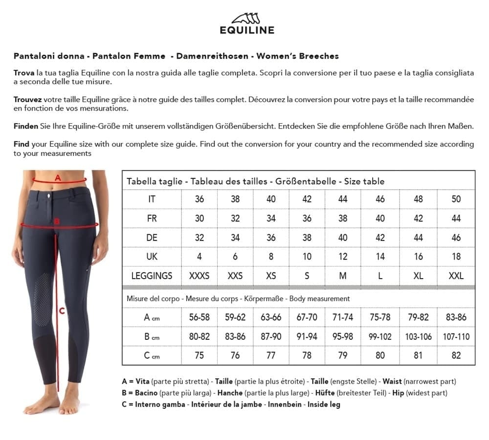 Size Tables_Breeches Woman_AUG23_OK